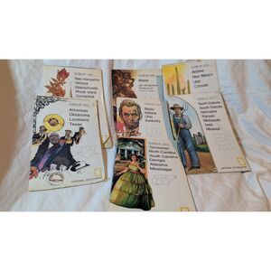 Vintage 70's National Geographic Close Up USA Lot 7 Maps